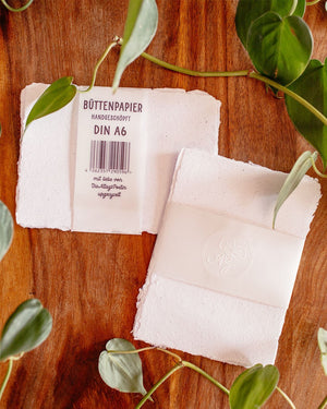 Handgeschöpftes Karten Set - Büttenpapier