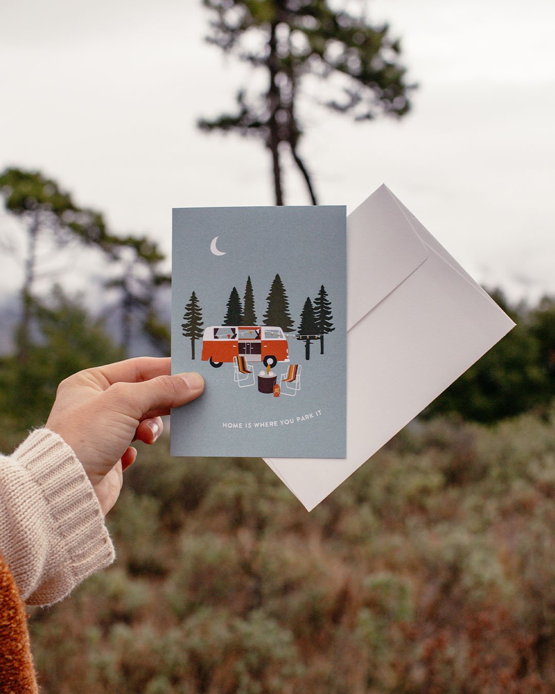 Grußkarte Home is where you park it - Postkarte - MARKTSAM