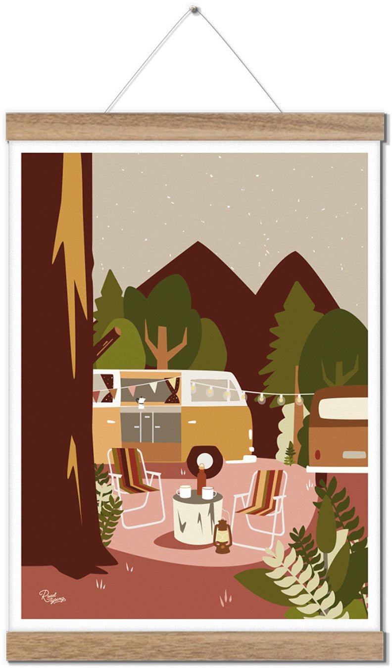 Chasing Dreams Camping - Poster - Poster - MARKTSAM