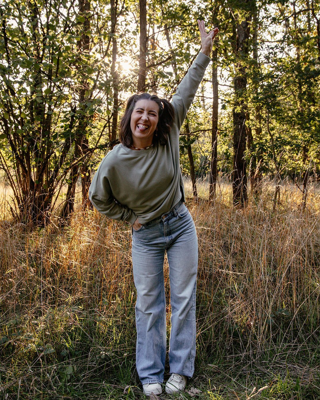 Sweater Zada - Desert Green - Hoodies & Sweater - MARKTSAM